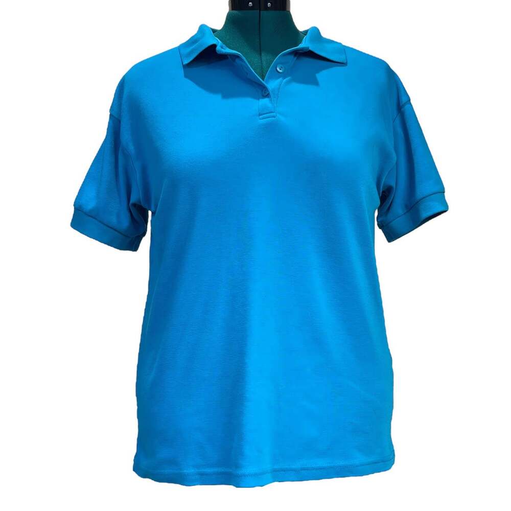 GJT Classics Turquoise Short Sleeve Polo Golf Tennis Chukker Shirt Size XL